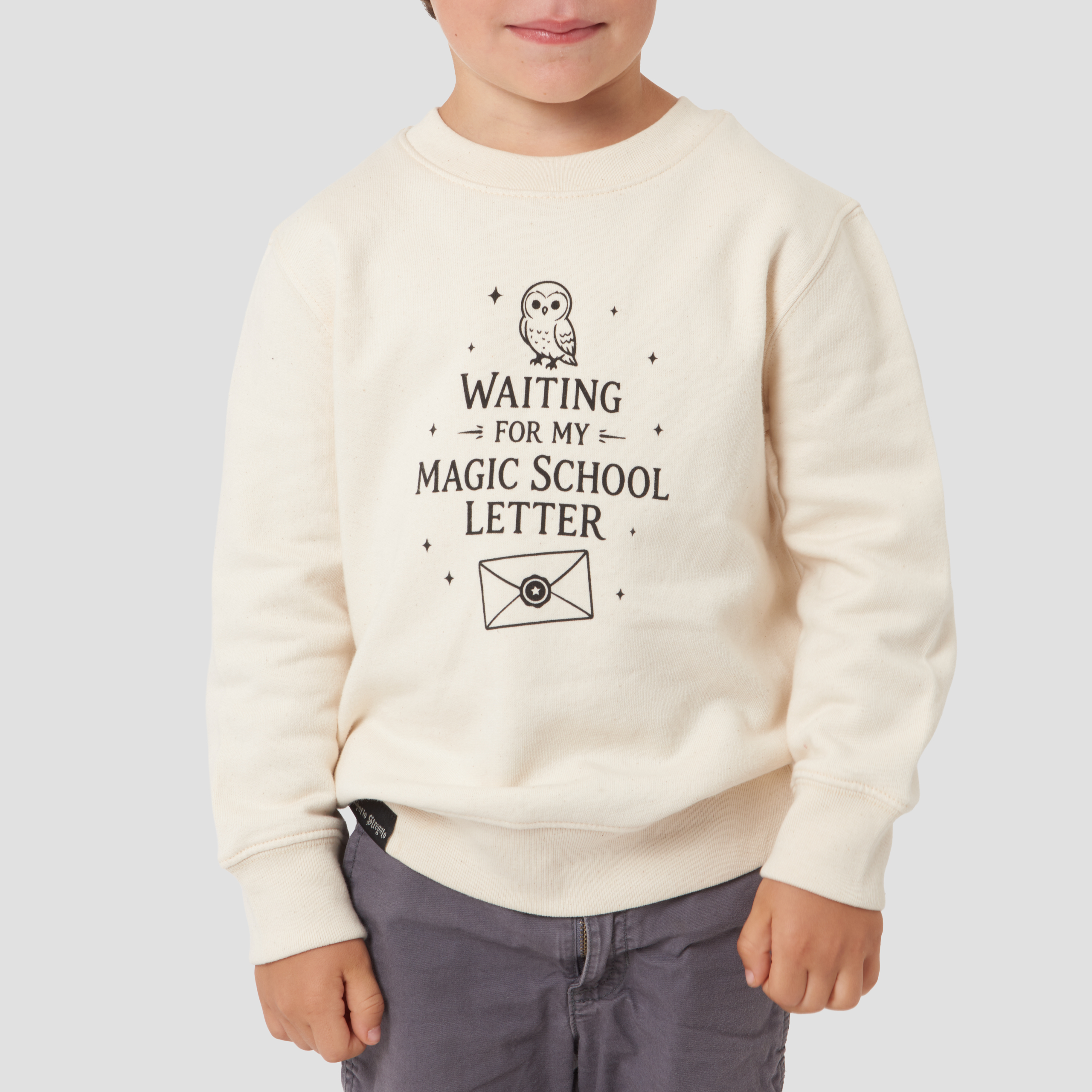 Felpa Magic Letter Natural