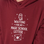 Felpa Magic Letter Bordeaux - immagine 5