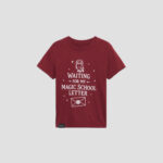 Tshirt Magic Letter Bordeaux - immagine 2