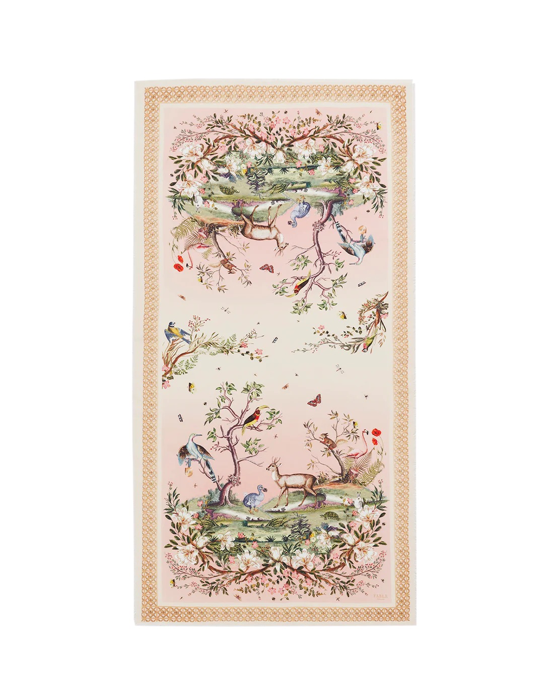 Foulard Pink Woodland