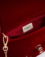 Borsa Floreale Bordeaux - immagine 7