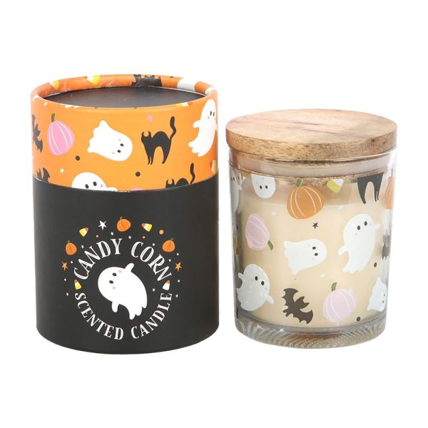 Candela Candy Corn Ghost - immagine 2